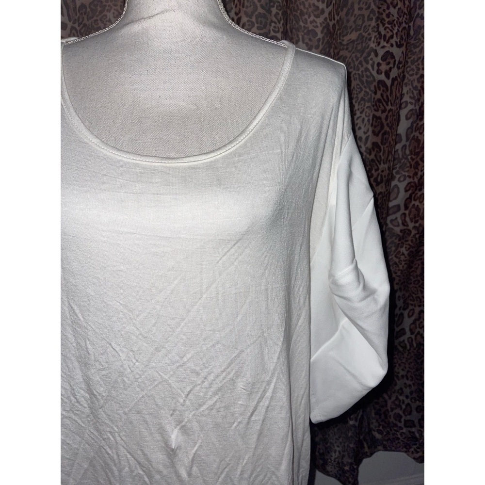 Women’s White Jasmine Puffed Sleeve Boohoo Blouse 🤍